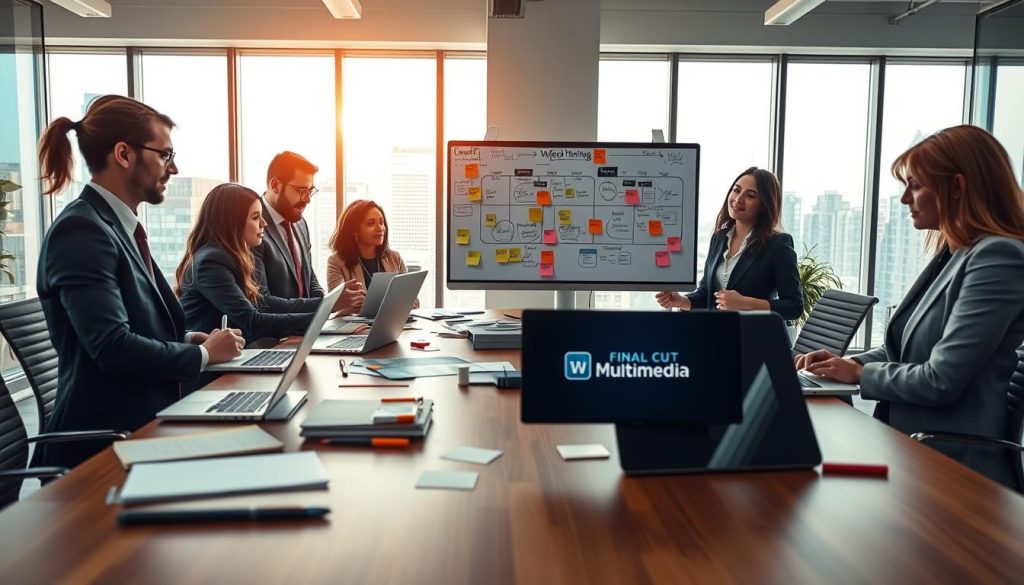 content planning services|A vibrant and dynamic scene depicting the concept of fresh content outperforming recycled posts. In the foreground