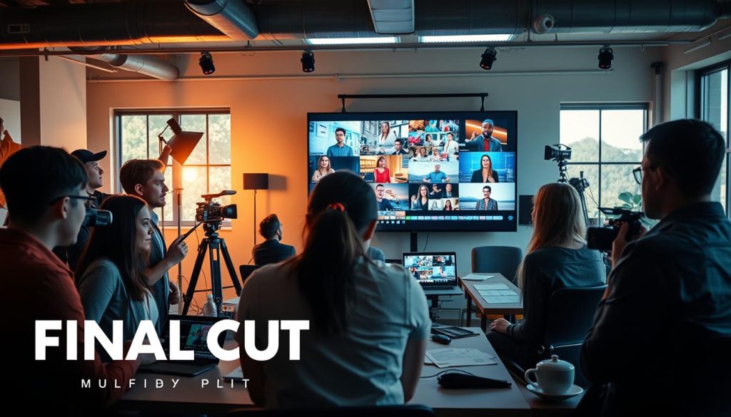 promotional video services|A professional video production studio interior