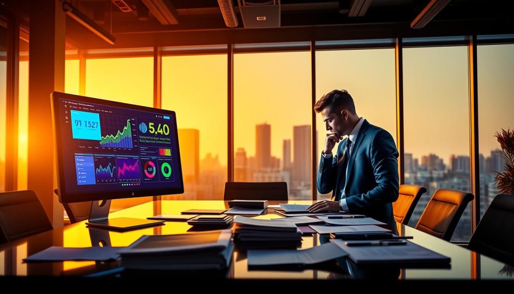 social media analytics services|A modern office space filled with natural light