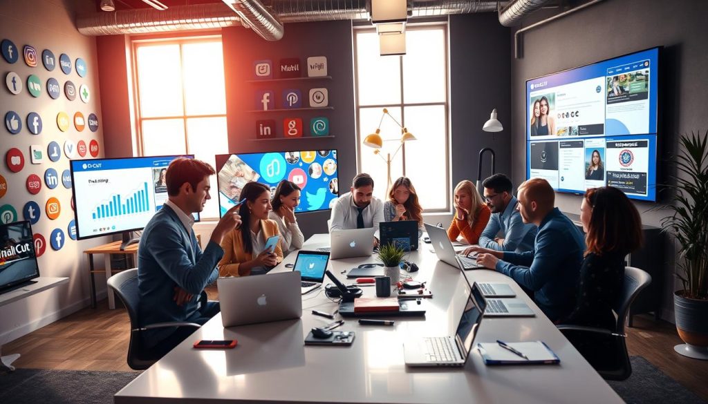 social media content development company|A vibrant