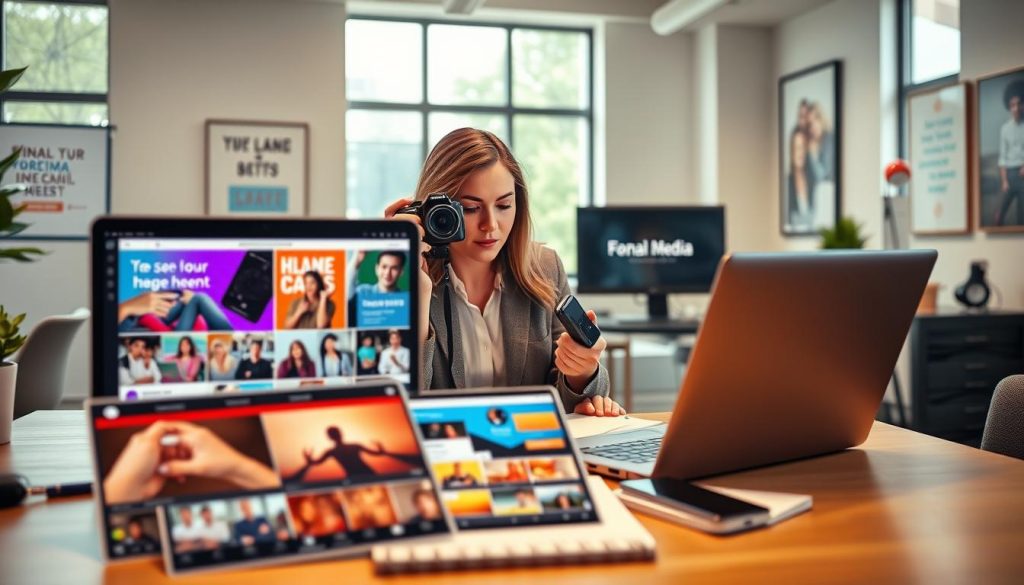 social media content retainer|A vibrant