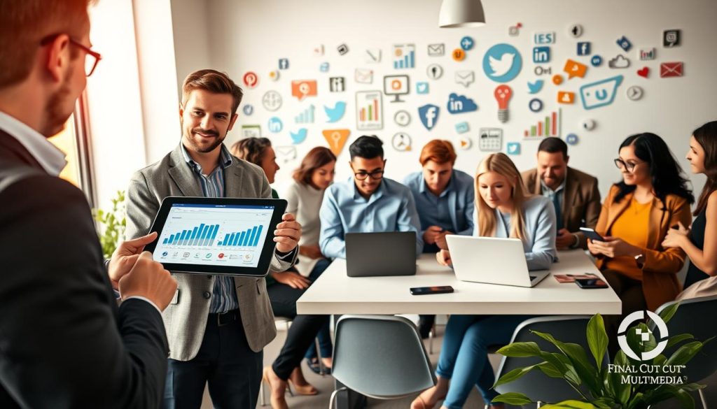 social media help for local businesses|A vibrant